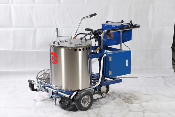 Hand Push Thermoplastic Road Marking Machine With And Spray Gun Painting System