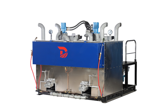 70L Thermoplastic Pre Heater With 15P Electric-Started Water Cooling Diesel Engine Hydraulic Motor Start
