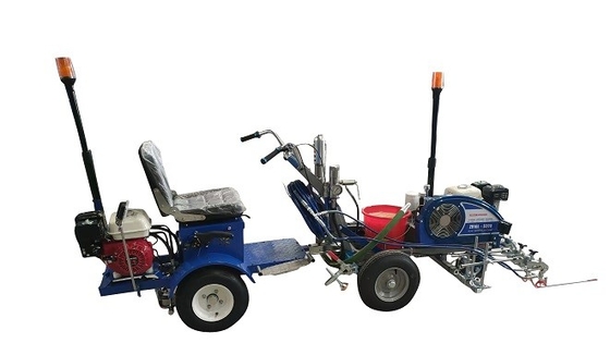 Driving Type Road Line Marking Machine Booster Short Turning Radius