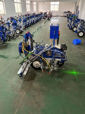 Two Component Driving Type Cold Spray Road Marking Machine 5-45cm
