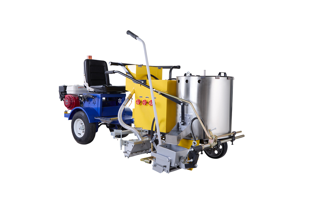 Road Marking Auxiliary Machinery Short Turning Radius Booster Car For Spraying Machine